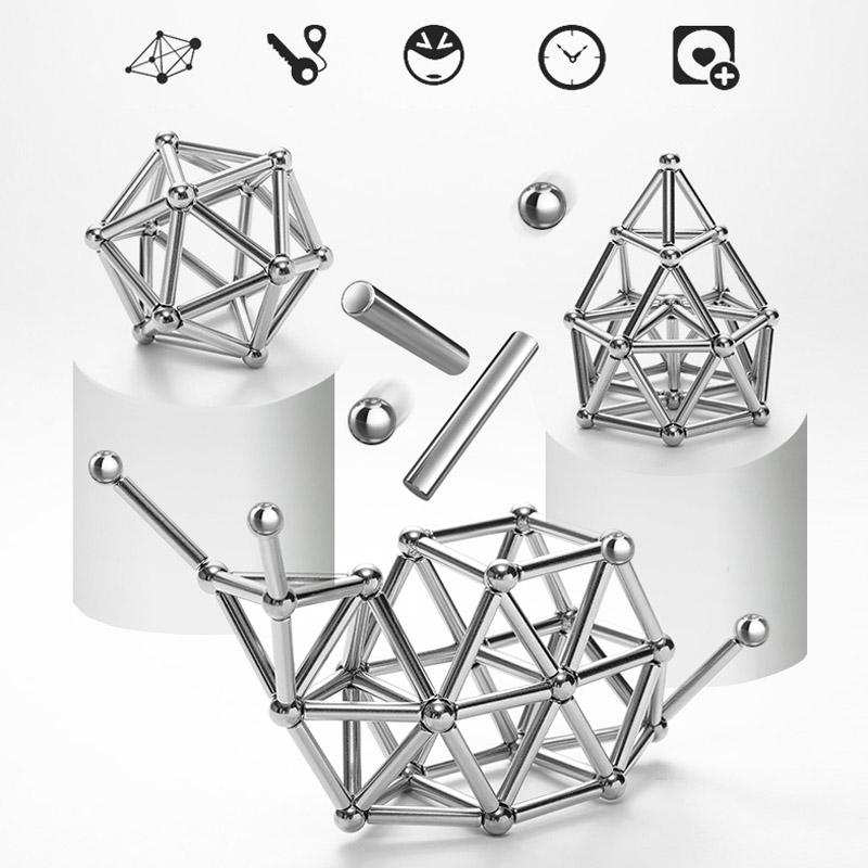 MagnoCraft | Gestalte dein eigenes Meisterwerk - Magnetisches Spielset
