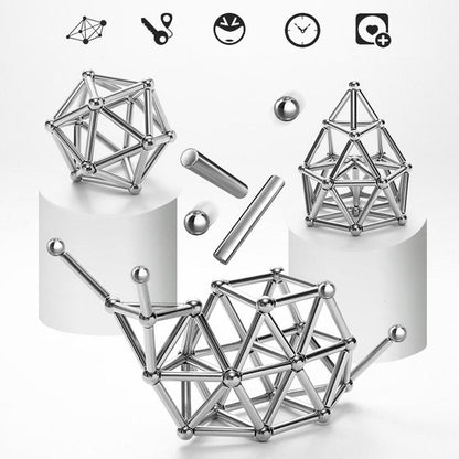 MagnoCraft | Gestalte dein eigenes Meisterwerk - Magnetisches Spielset