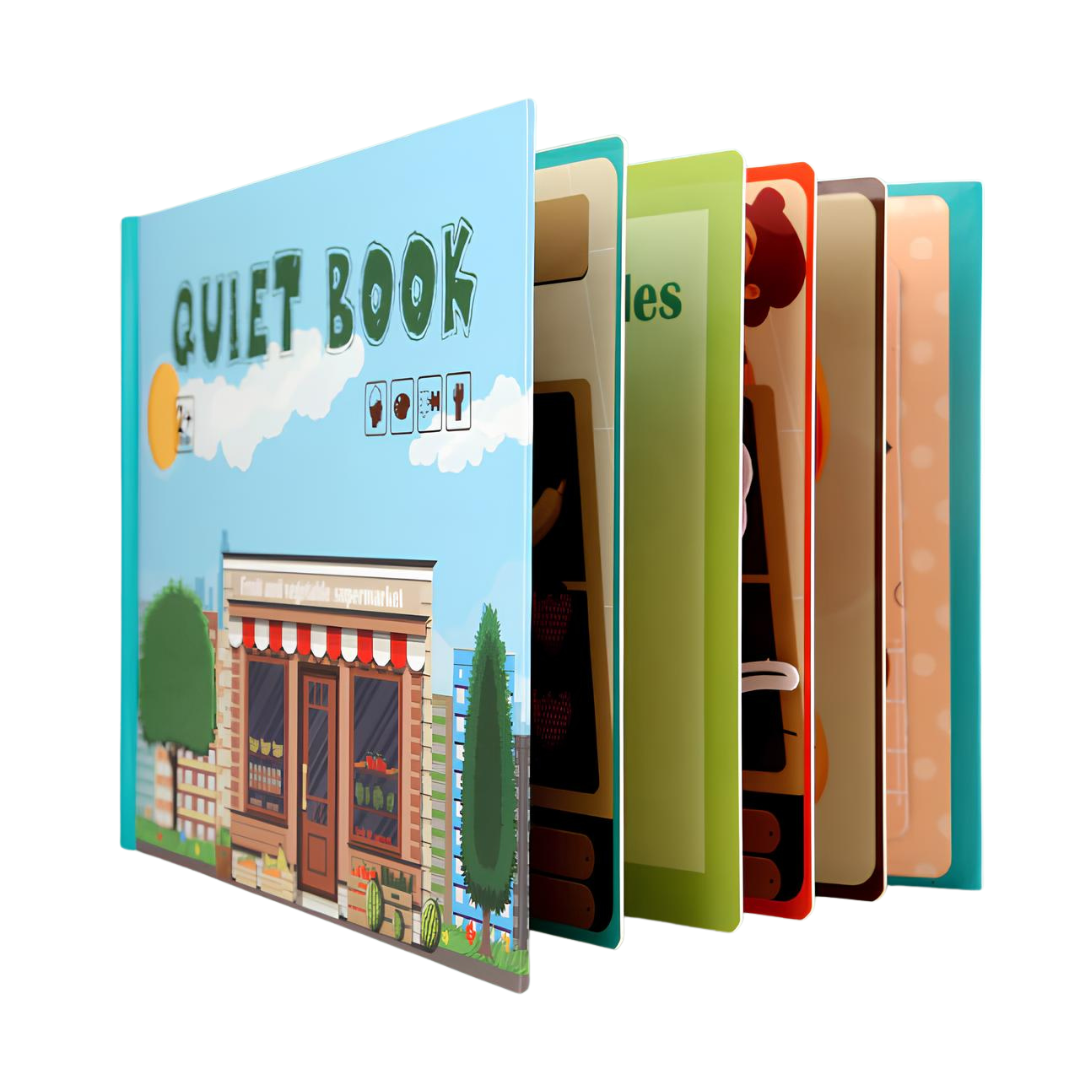 DiscoveryBook | Spielende Farben und Formen - Montessori Spielbuch
