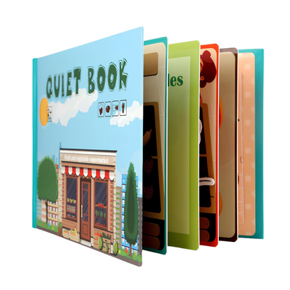 DiscoveryBook | Spielende Farben und Formen - Montessori Spielbuch