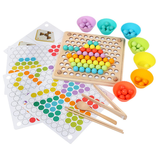 RainbowSort | Farbe und Zählen lernen - Sortierbrett aus Holz