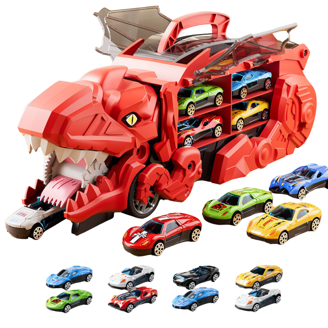 DinoTransformer | Rennen, Verwandeln und Spielen - Spielzeugauto
