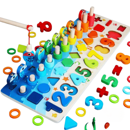 PlayGrow | Entwickeln Sie spielerisch Fähigkeiten - Montessori Holzbrett