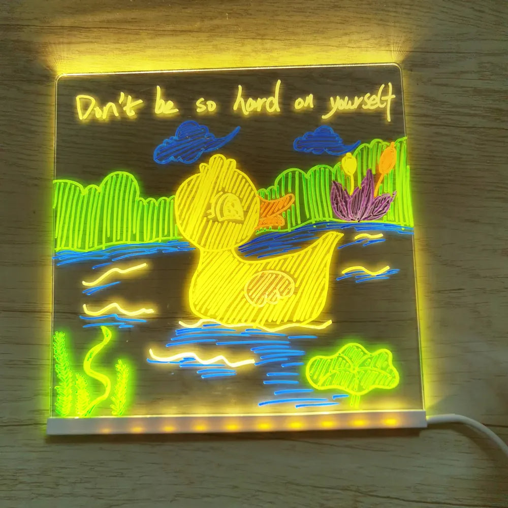 GlowArt | Kunstwerke, die leuchten - Zeichentisch
