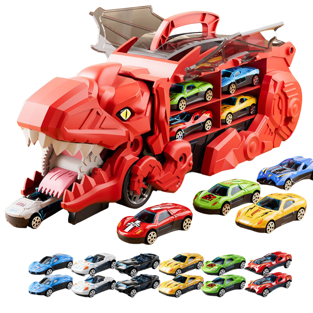 DinoTransformer | Rennen, Verwandeln und Spielen - Spielzeugauto