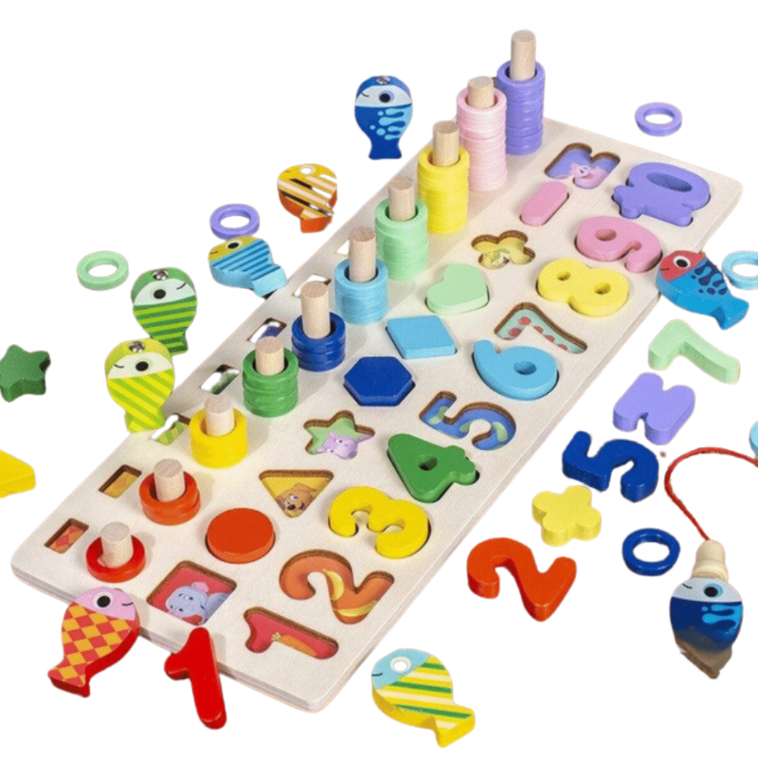 PlayGrow | Entwickeln Sie spielerisch Fähigkeiten - Montessori Holzbrett