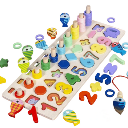 PlayGrow | Entwickeln Sie spielerisch Fähigkeiten - Montessori Holzbrett