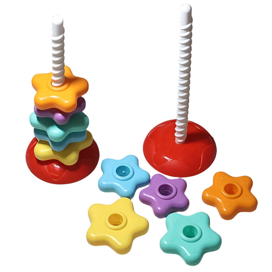 CleverStacker | Farben, Formen und Größen entdecken - Lehrreicher Stapelturm