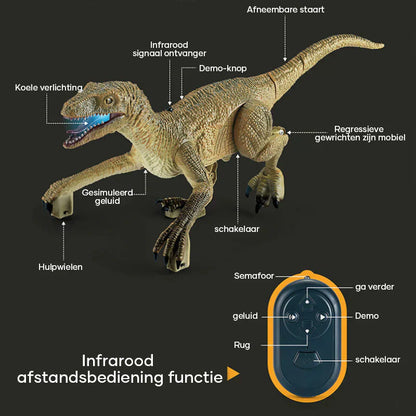 Ferngesteuertes Dinosaurier-Spielzeug | Brüllender und sich bewegender Dino