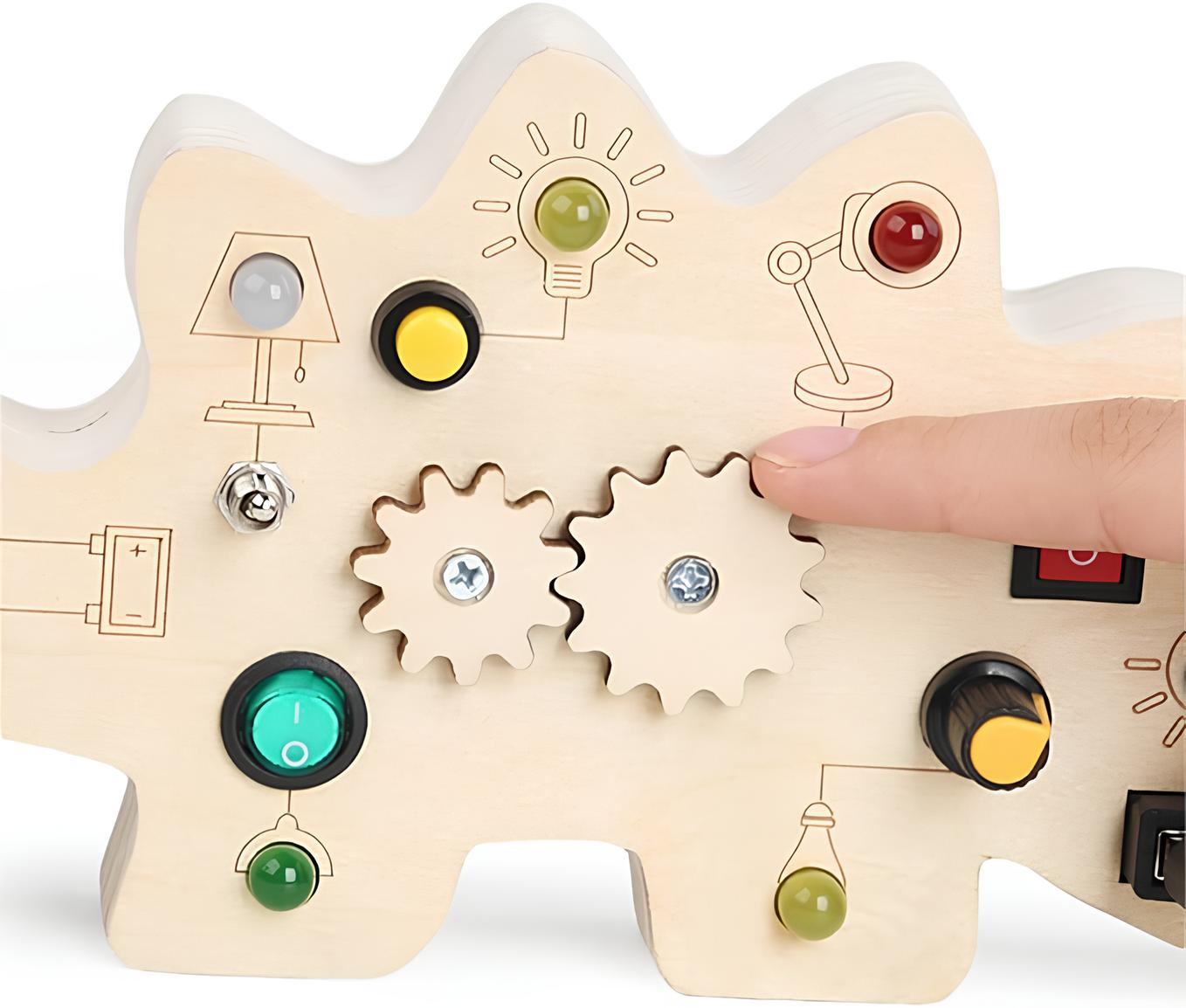 DinoQuest | Motorische Fähigkeiten und Problemlösungslernen - Montessori Activity Board