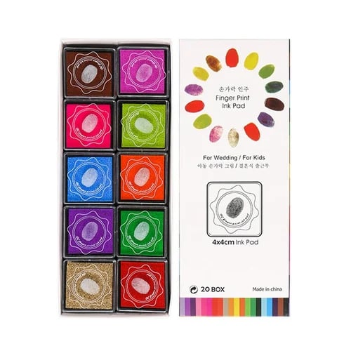 FingerPrint Adventures | Einzigartige Kunstwerke schaffen - Fingerfarben-Set