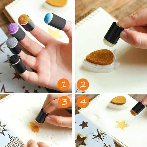 FingerPrint Adventures | Einzigartige Kunstwerke schaffen - Fingerfarben-Set