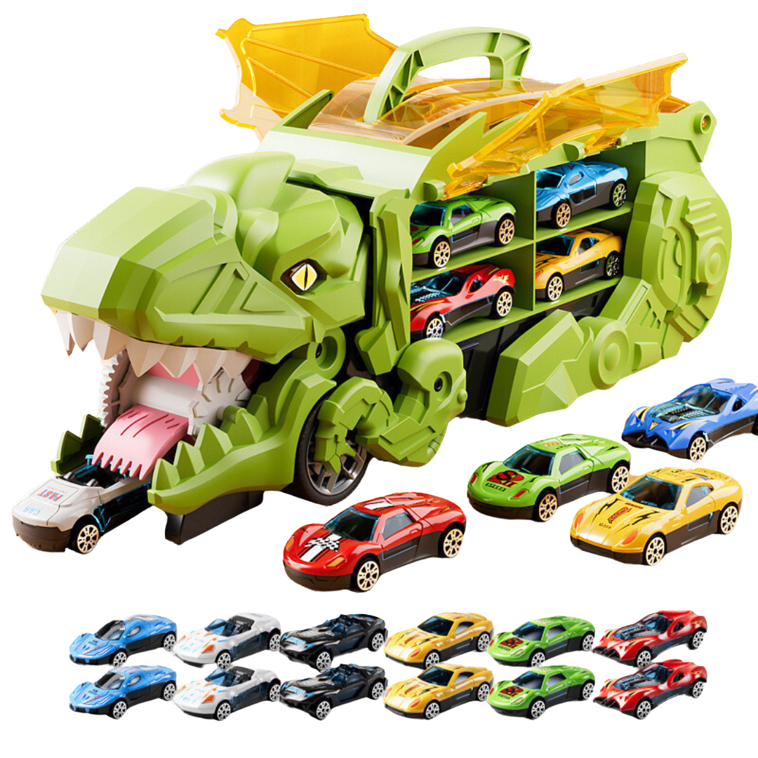 DinoTransformer | Rennen, Verwandeln und Spielen - Spielzeugauto