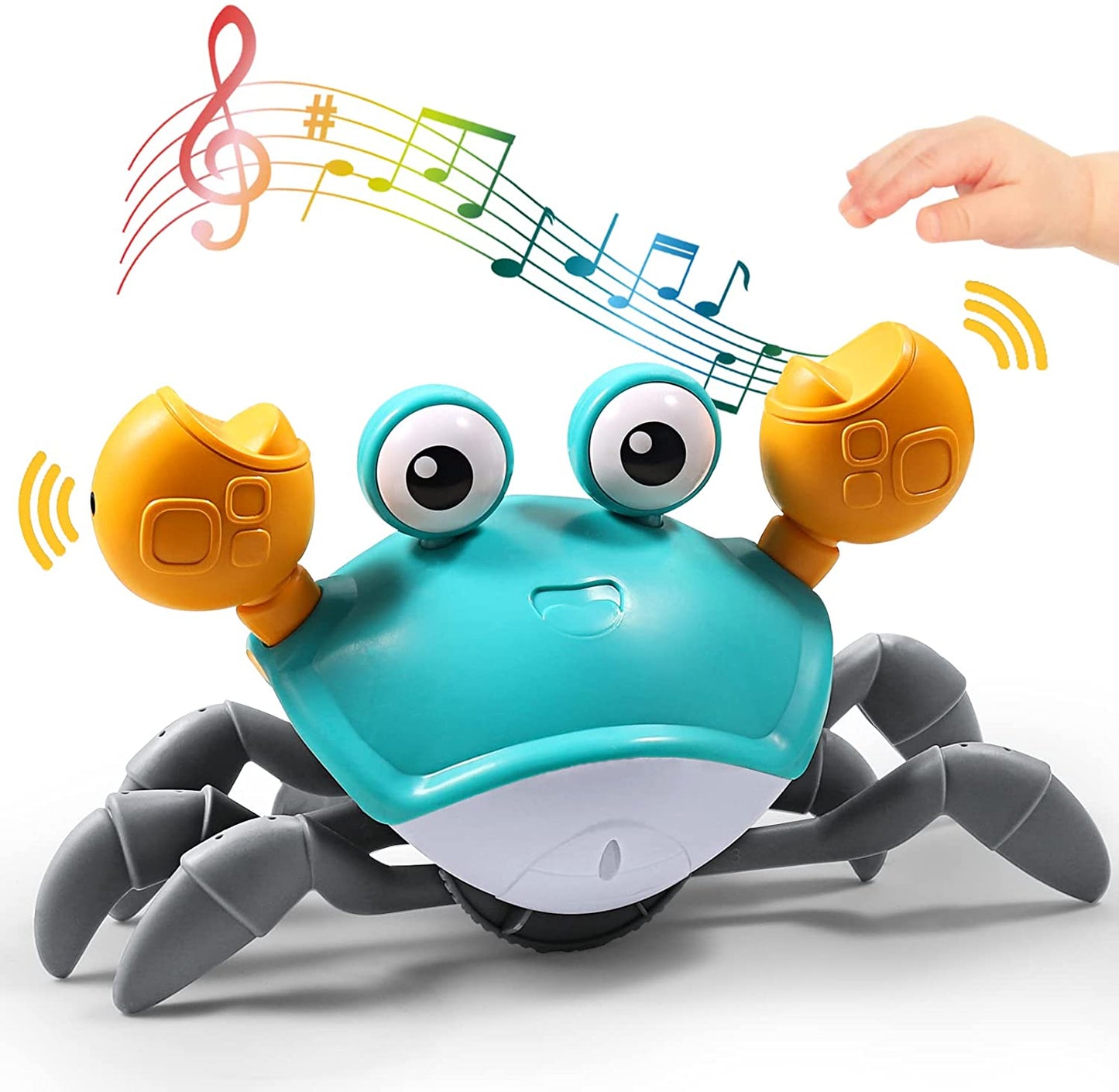 HappyCrab | Bewegungs- und Klangspielzeug - Krabbenspielzeug