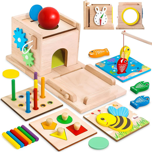 WoodFun | Bauen und Lernen zum Entdecken - Pädagogisches Holzspielset