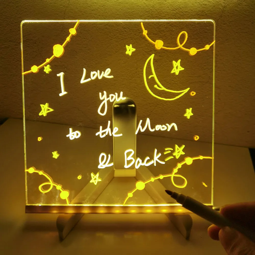 GlowArt | Kunstwerke, die leuchten - Zeichentisch