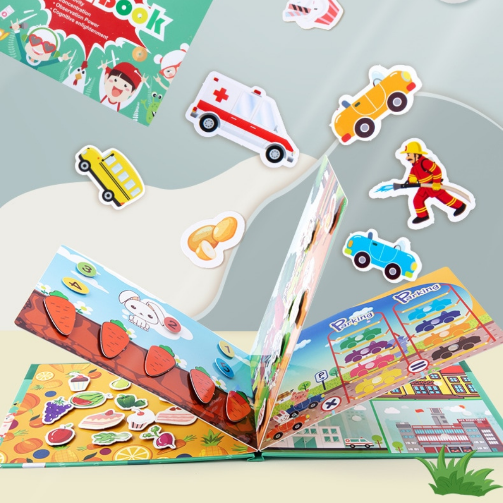 DiscoveryBook | Spielende Farben und Formen - Montessori Spielbuch