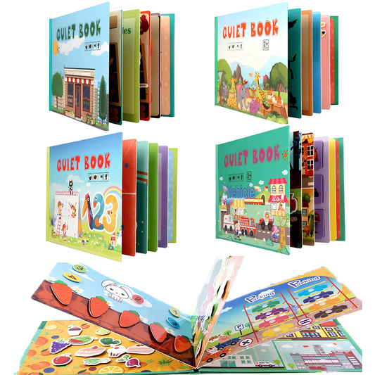 DiscoveryBook | Spielende Farben und Formen - Montessori Spielbuch