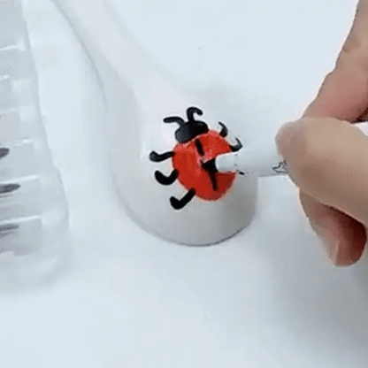 Aquarellset - Kreieren Sie Magische Wasserkunst -  (Keramiklöffel)