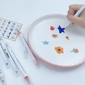 Aquarellset - Kreieren Sie Magische Wasserkunst -  (Keramiklöffel)