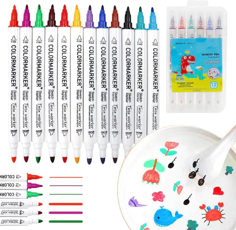 Aquarellset - Kreieren Sie Magische Wasserkunst -  (Keramiklöffel)