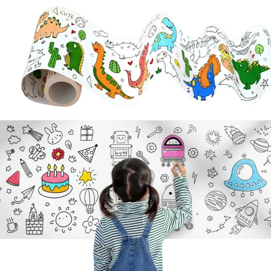 ArtRoll | Endloser Farbspaß - 3 Meter langes Farbpapier