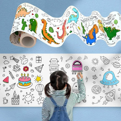 ArtRoll | Endloser Farbspaß - 3 Meter langes Farbpapier