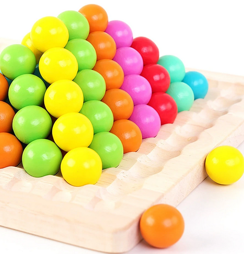 PerlenBlox | Montessori Perlentafel - Farbe, Zählen & Gewinnen