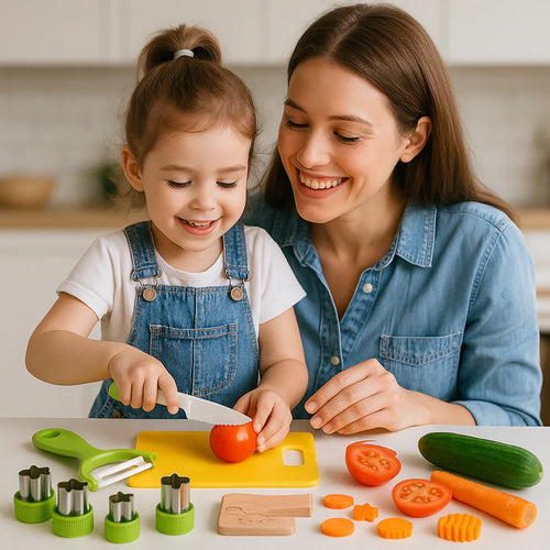 CreativeCook Kit | Sicherer Schneidespaß - Spielzeugküchen-Set