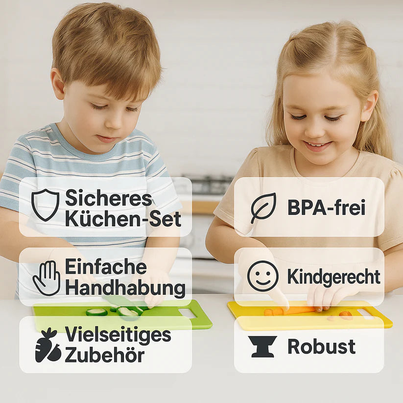 CreativeCook Kit | Sicherer Schneidespaß - Spielzeugküchen-Set