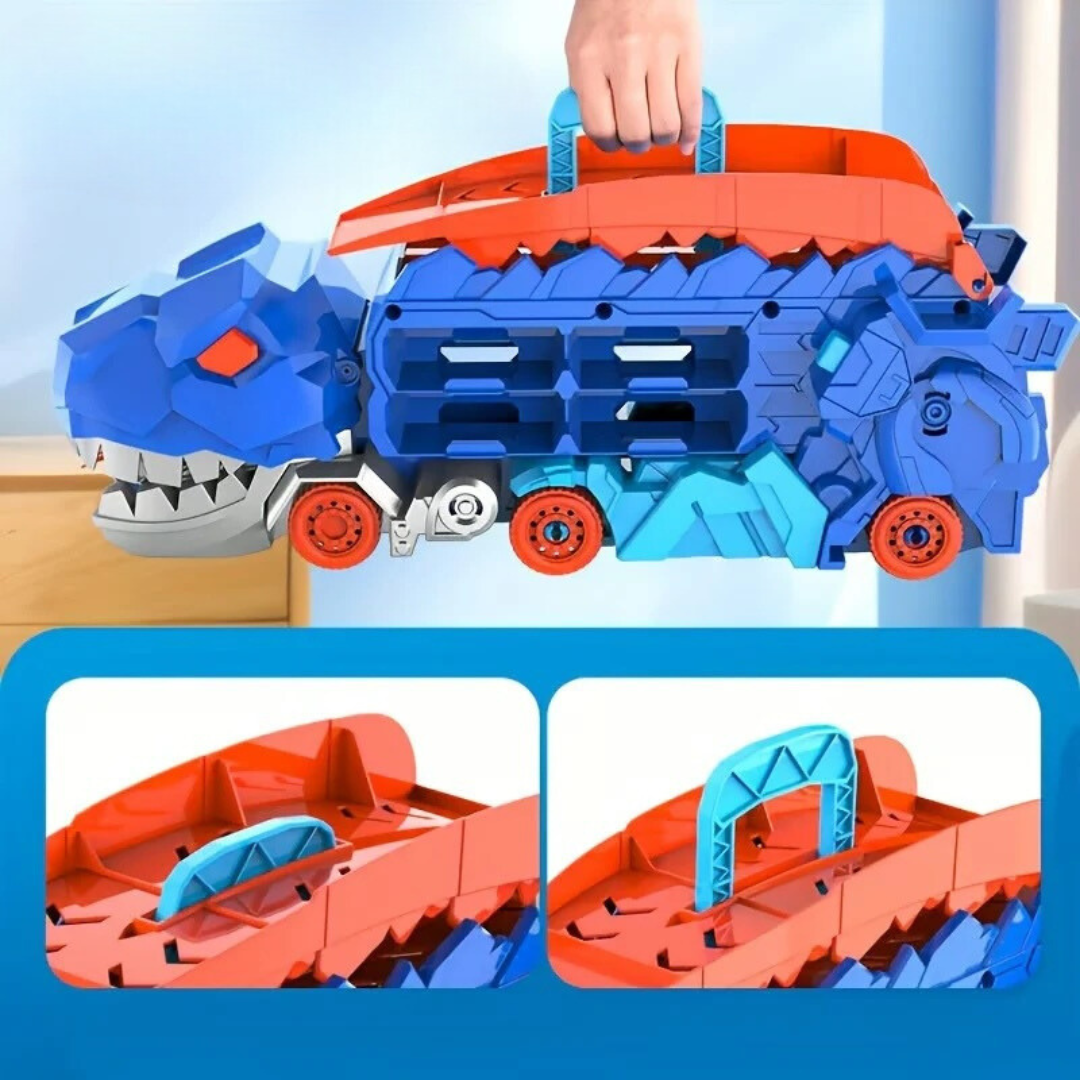 DinoTransformer | Rennen, Verwandeln und Spielen - Spielzeugauto