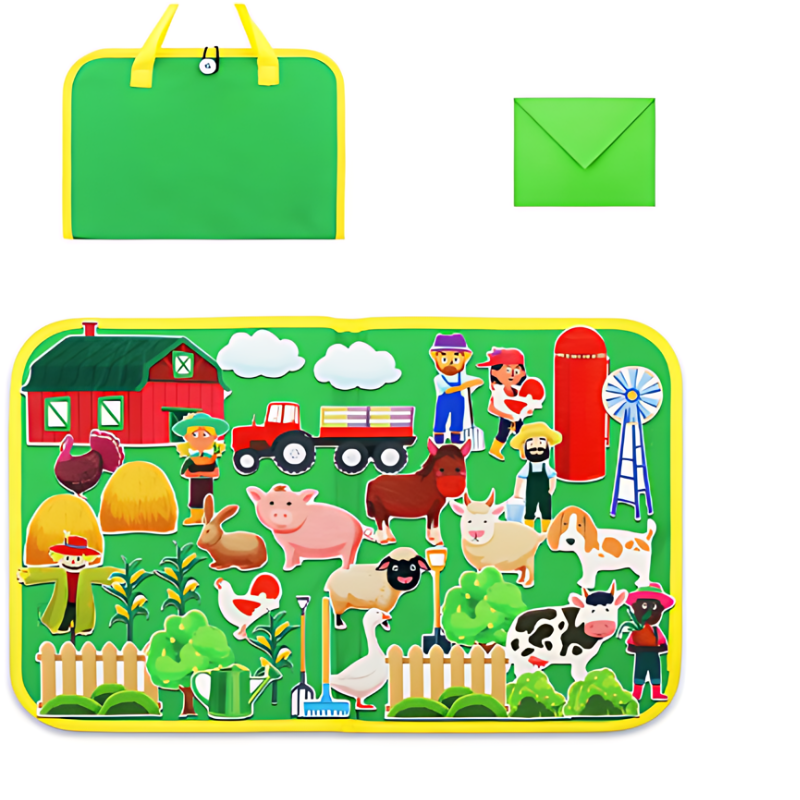 Montessori-Filzgeschichten-Set | Interaktiver Spielspaß