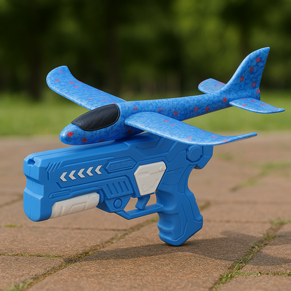 SkyBlaster | Lernen zielen & starten - Schaumstoffflugzeugwerfer