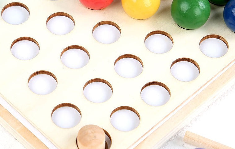 BrightBoard | Pädagogisches Spiel mit Farben - Montessori Holzspielzeug