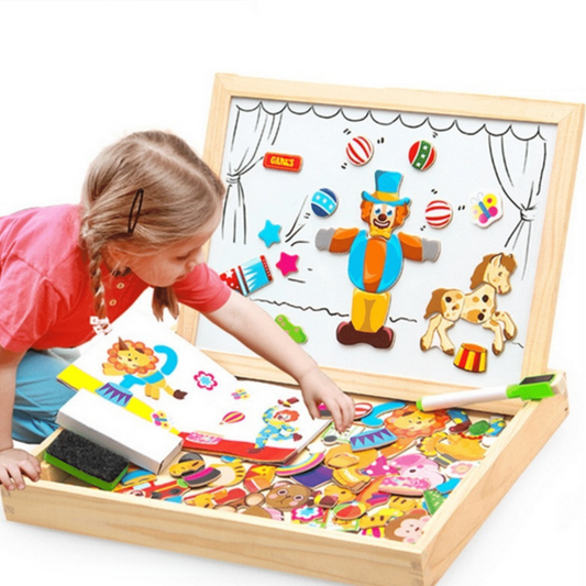 MagnoBoard | Spiel mit Formen und Kreide - Lernspielbrett