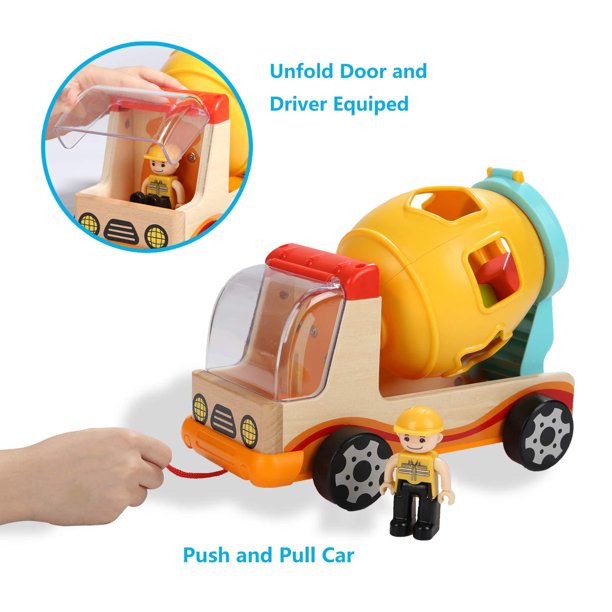 PuzzleTruck | Kombiniere Formen zum Spaß - Holzbauklötze