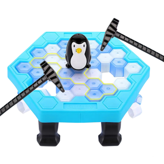 PenguFun | Baue und breche die Eisdecke - Lernendes Brettspiel