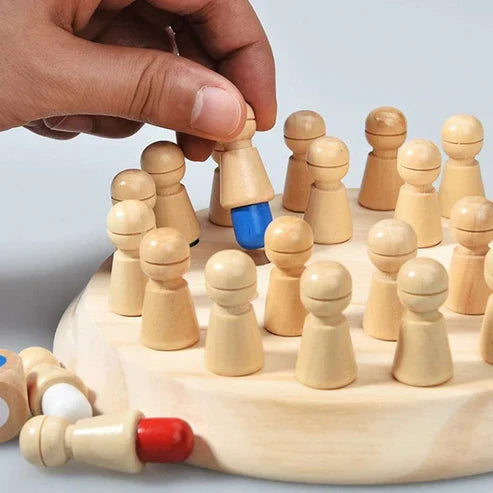 Memo‑Rallye | Spielerisch Gedächtnistraining - Hölzernes Gedächtnisspiel
