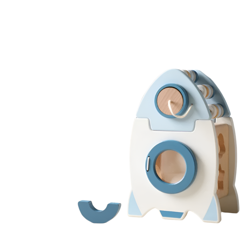 RocketPlay Blocks | Baue deine Traumrakete - Raketenset aus Holz