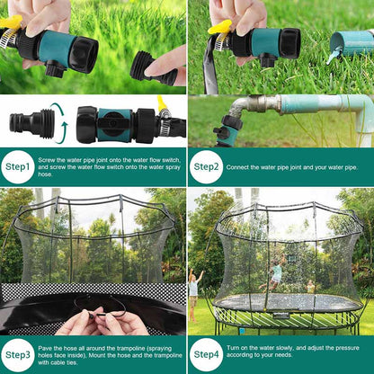 Wassersprinkler – Drehen und Springen