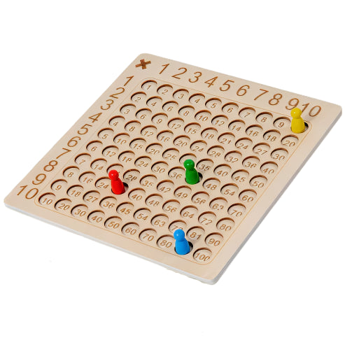 Rechen‑Meister | Spielerisch Multiplikationen Lernen - Pädagogisches Holzspiel