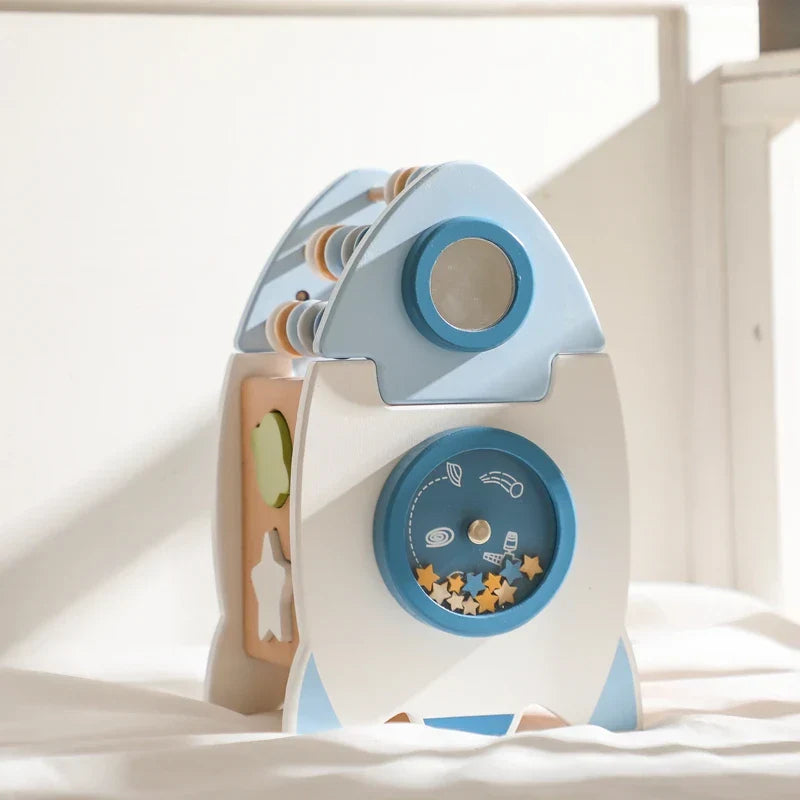 RocketPlay Blocks | Baue deine Traumrakete - Raketenset aus Holz