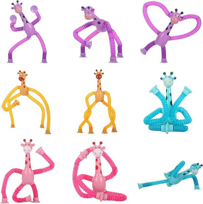 FlexiGiraffes | Dehnbares Spielvergnügen und Kreativität - Pädagogisches Spielzeug