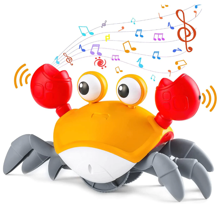 HappyCrab | Bewegungs- und Klangspielzeug - Krabbenspielzeug