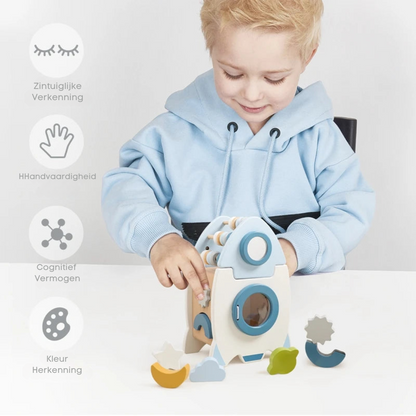 RocketPlay Blocks | Baue deine Traumrakete - Raketenset aus Holz