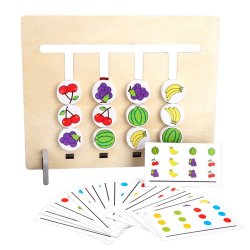 DenkHolz | Spielerisch Lernen zu Argumentieren - Montessori Holz Sortierpuzzle