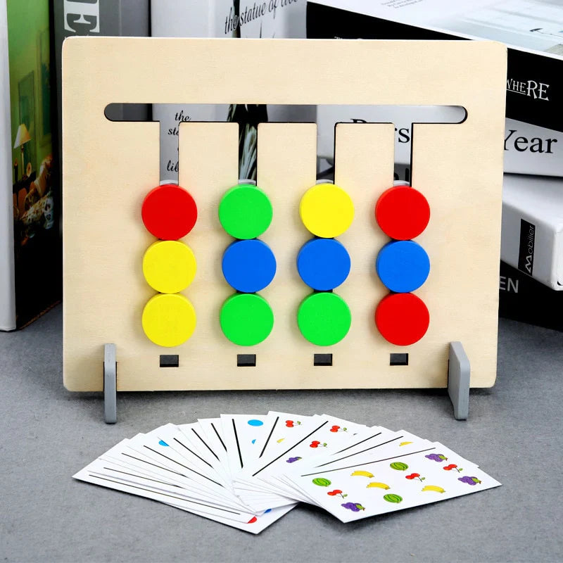 DenkHolz | Spielerisch Lernen zu Argumentieren - Montessori Holz Sortierpuzzle