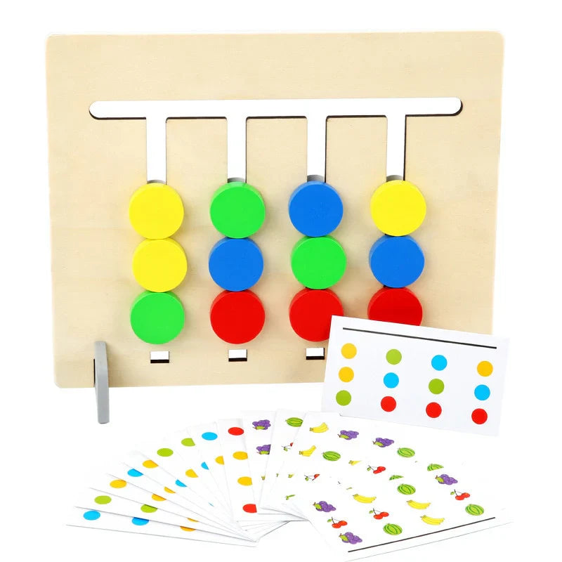 DenkHolz | Spielerisch Lernen zu Argumentieren - Montessori Holz Sortierpuzzle