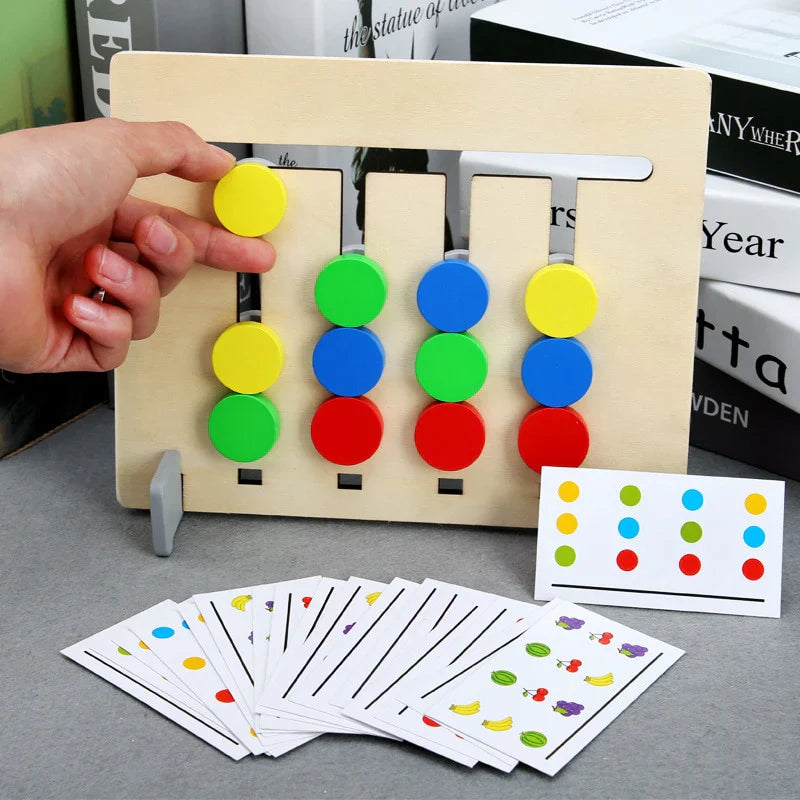 DenkHolz | Spielerisch Lernen zu Argumentieren - Montessori Holz Sortierpuzzle