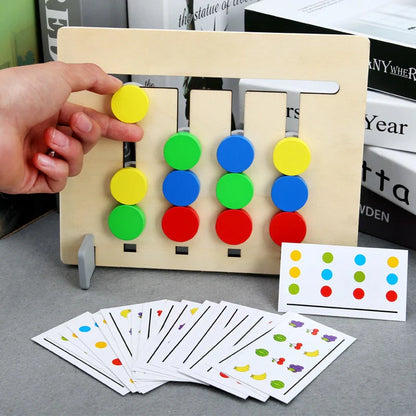DenkHolz | Spielerisch Lernen zu Argumentieren - Montessori Holz Sortierpuzzle